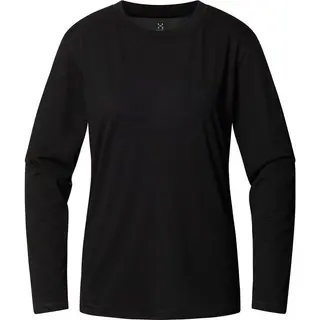 Produktfoto för Haglöfs Kaise Wool LS Tee Women True Black