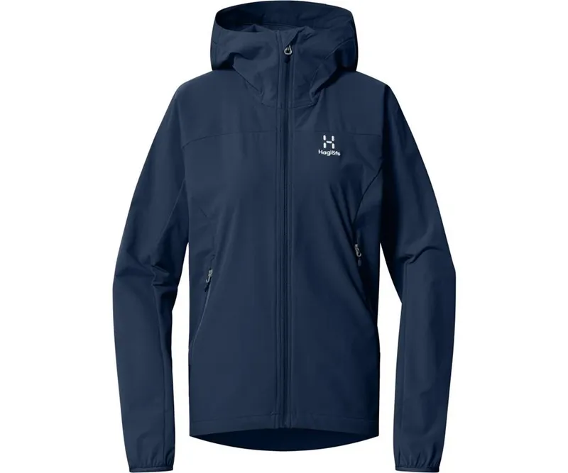 Bild 1 för Haglöfs Move Softshell HoodWomen Tarn Blue