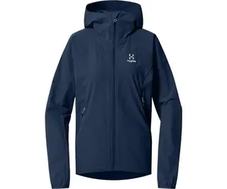 Produktfoto för Haglöfs Move Softshell HoodWomen Tarn Blue