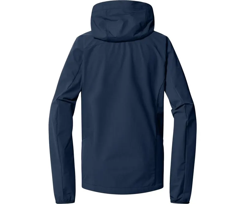 Bild 2 för Haglöfs Move Softshell HoodWomen Tarn Blue