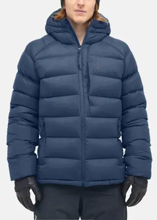Produktfoto för Haglöfs Rosson Down Hood Men Tarn Blue