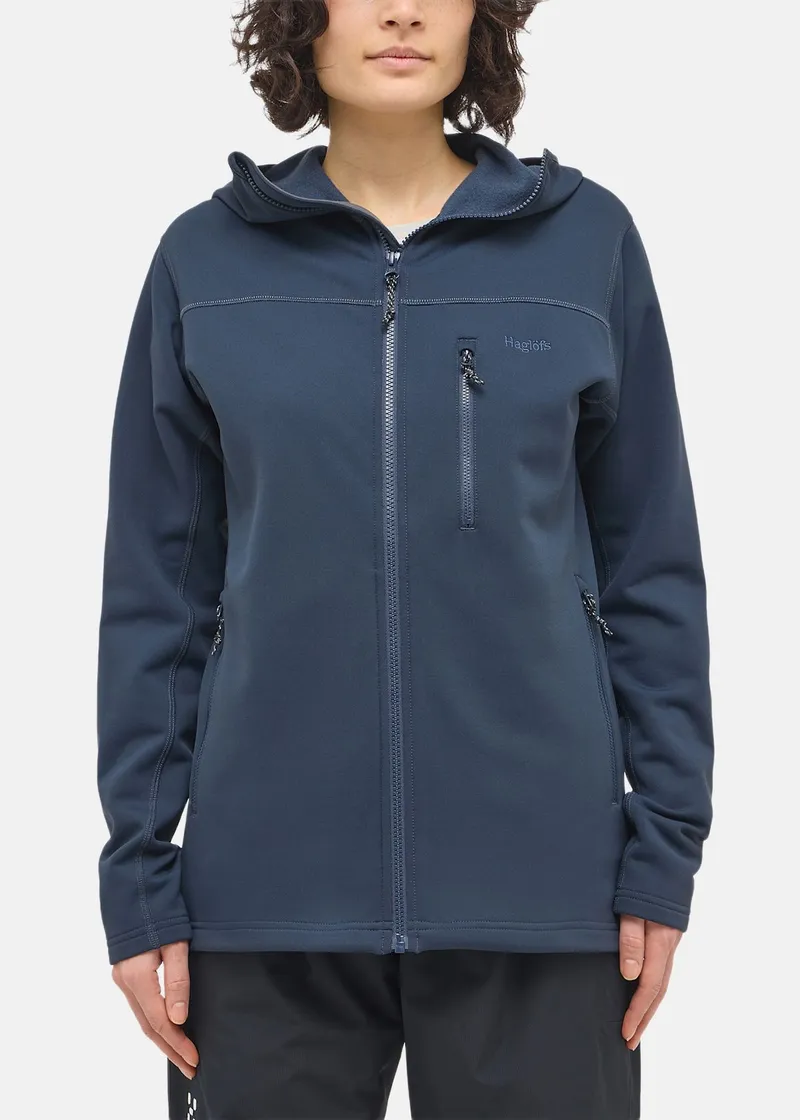 Bild 2 för Haglöfs Rosson Mid Hood Women Tarn Blue