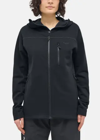 Produktfoto för Haglöfs Rosson Mid Hood Women True Black