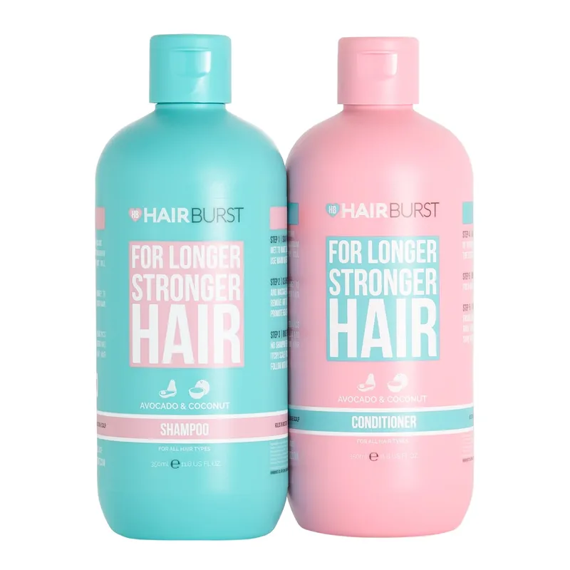 Bild 2 för Hairburst Schampo & Balsam för längre och starkare Hår 700 ml