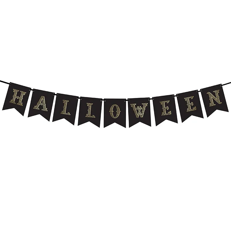 Alternativ bild 0 för Halloween bogstavbanner
