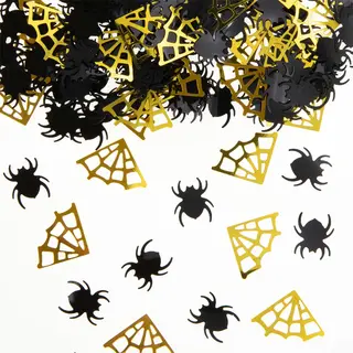 Produktfoto för Halloween Foliekonfetti Spindlar & Spindelnät 15g