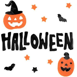 Produktfoto för Halloween Pumpor Fönsterklistermärken