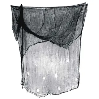 Produktfoto för Halloween Tyg Svart 200x500cm