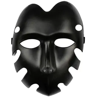 Produktfoto för Halloweenmask Svart 22x17cm