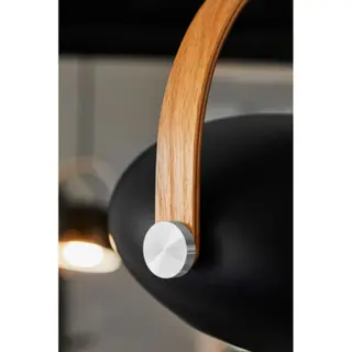 Produktfoto för Halo Design - D.C Taklampa Ø18 Black/Oak Halo Design