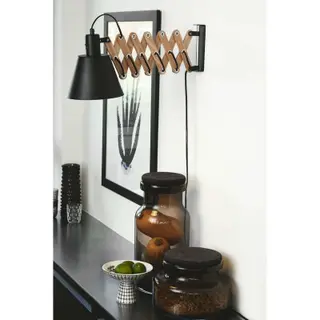 Produktfoto för Halo Design - Vintage Vägglampa Black Halo Design