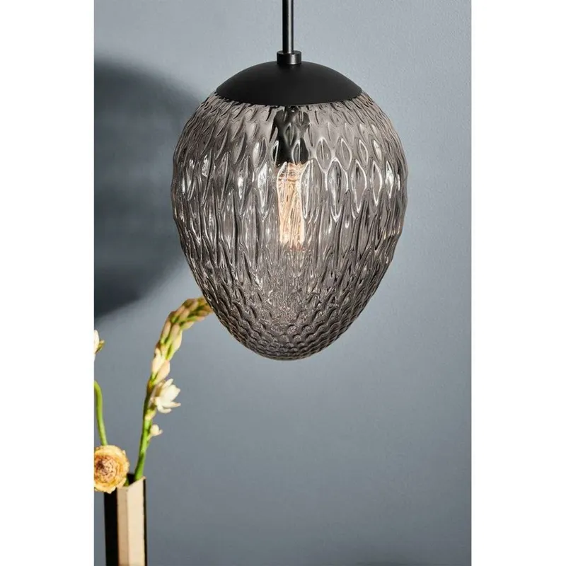 Bild 1 för Halo Design - Woods Taklampa Ø25 Smoke Halo Design