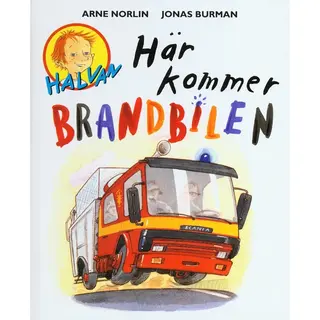 Produktfoto för Halvan Här kommer brandbilen