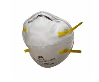 Produktfoto för HALVMASK FILTRERANDE 8710 3M KLASS P1 NR D | Beijerbygg Byggmaterial