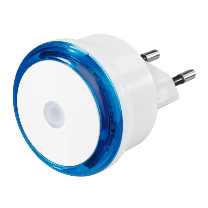Alternativ bild 0 för Hama Basic, Plug-in nattlampa, Blå, Vit, Blå, Universal, IP20, LED