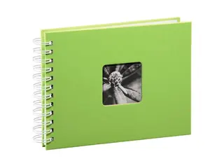 Produktfoto för Hama "Fine Art" Spiral Album 24 x 17 cm 50 White Pages kiwi