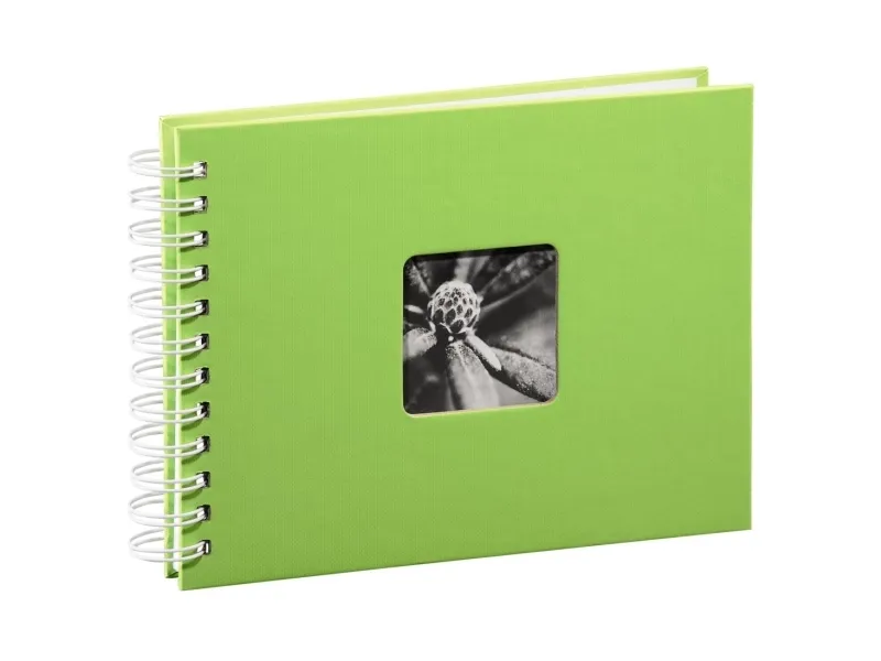 Alternativ bild 0 för Hama "Fine Art" Spiral Album 24 x 17 cm 50 White Pages kiwi