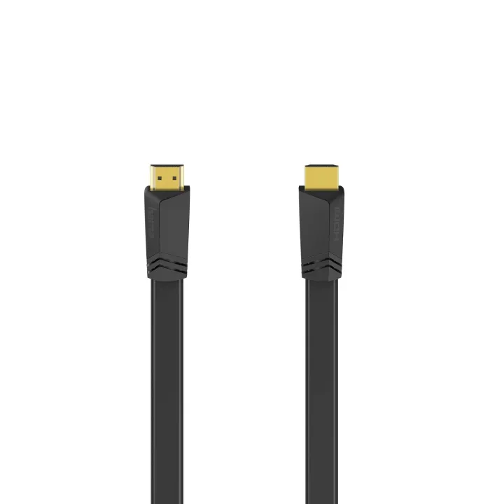 Alternativ bild 0 för Hama HDMI Cable Ethernet Flat Black 1.5m
