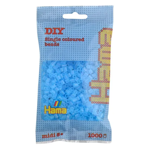 Alternativ bild 0 för Hama Ironing beads-Aqua transparent (073) 1000pcs