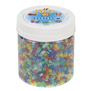 Produktfoto för Hama Ironing Beads in Pot - Glitter Mix (54) 3000pcs