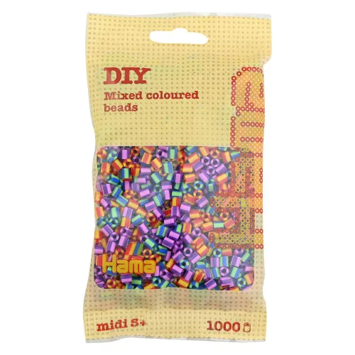 Alternativ bild 0 för Hama Ironing beads mix - Striped Mix (092) 1000pcs.