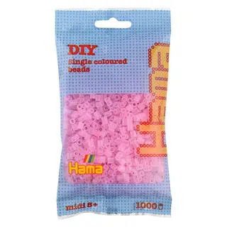 Produktfoto för Hama Ironing beads-pink-transparent (072) 1000pcs