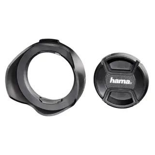 Produktfoto för Hama Lens Hood with Lens Cap universal 52 mm
