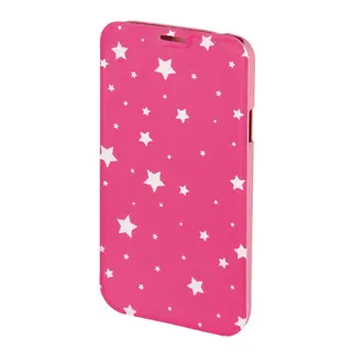 Produktfoto för Hama "Luminous Stars" Booklet Case for Apple iPhone 6/6s pink/white