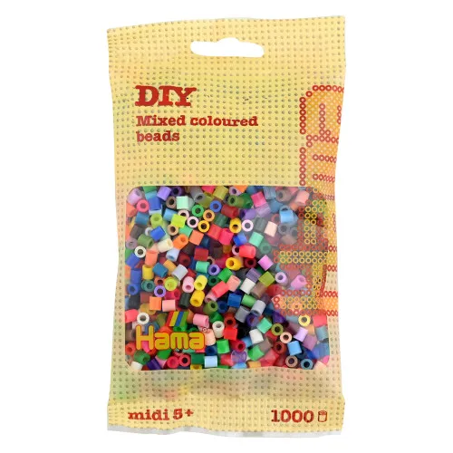 Alternativ bild 0 för Hama midi pärlor 1000 st mix 68