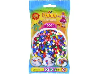 Produktfoto för Hama midi pärlor 1000pcs mix
