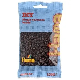 Alternativ bild 0 för Hama midi pärlor 1000st brun - nr. 207-12