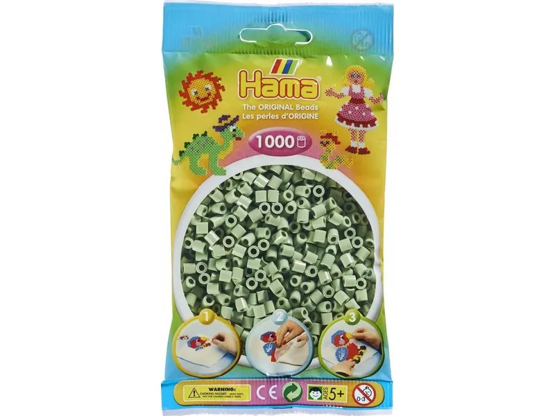 Alternativ bild 0 för Hama midi pärlor 1000st eukalyptus