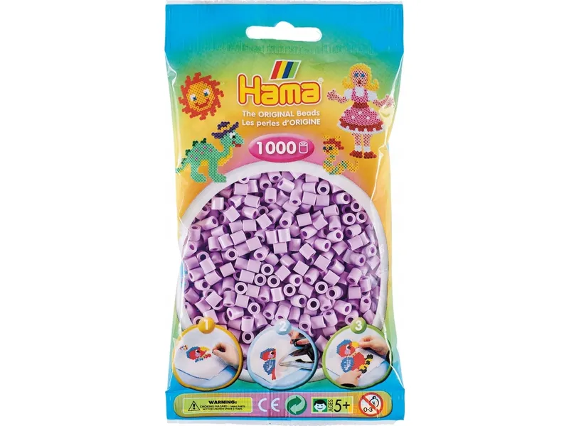 Alternativ bild 0 för Hama midi pärlor 1000st pastellsyra - nr. 207-96
