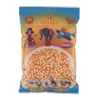 Produktfoto för Hama midi pärlor 3000st ljus persika
