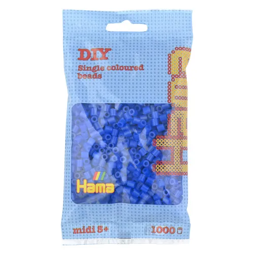 Alternativ bild 0 för Hama midi perler 1000stk neon blå