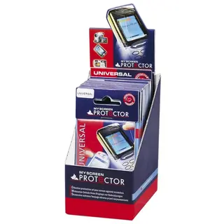 Produktfoto för Hama Mobile Phone Universal Protection Foil 25 pcs. in a display box
