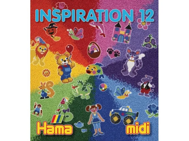 Alternativ bild 0 för Hama pärlor midi inspirationshäfte nr. 12 - 1 st (399-12)