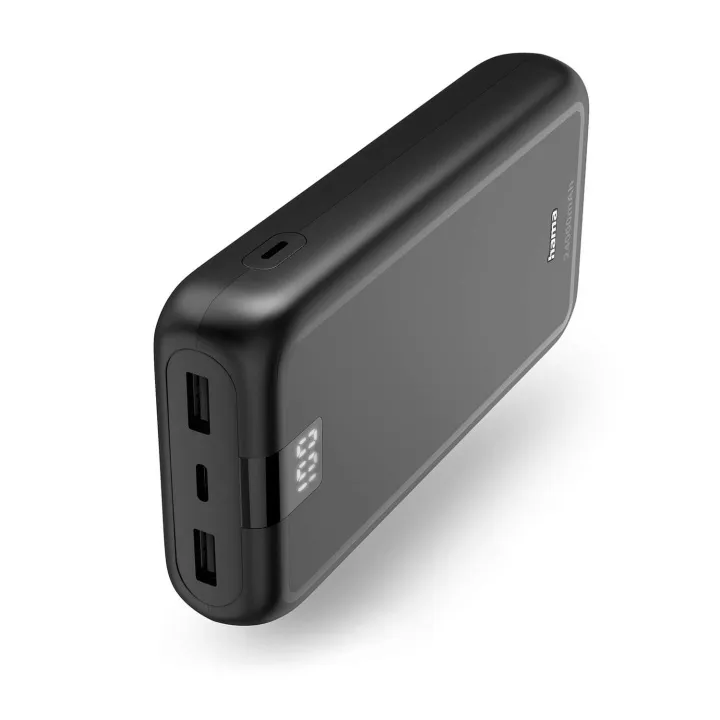 Alternativ bild 0 för Hama Power Pack "Performance 24" 24000 mAh 2x USB-A 1x USB-C Anthracite PowerBank - Svart - 24000 mAh