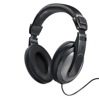 Produktfoto för Hama Shell, Ledningsført, Musik, 20 - 20000 Hz, Hovedtelefoner, Sort