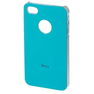 Produktfoto för Hama "Shiny" Mobile Phone Cover for Apple iPhone 4/4S light turquoise