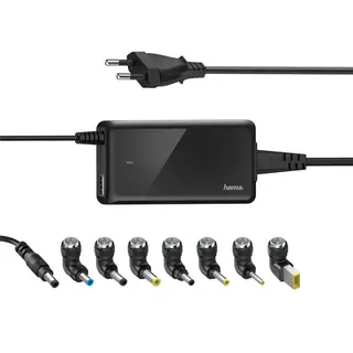 Produktfoto för Hama Slim & Light, inomhus, AC, 19 V, Svart