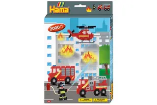 Produktfoto för Hama String bead set Fire department 2000pcs.