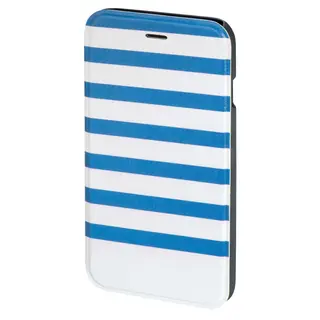 Produktfoto för Hama "Stripes" Booklet Case for Apple iPhone 6/6s blue/white