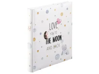 Produktfoto för Hama "To The Moon" Bookbound Album 29 x 32 cm 60 White Pages