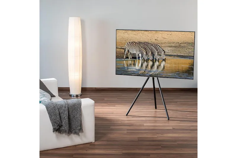 Bild 2 för Hama TV Floor Stand up to 75" Black 40 kg 75" 300 x 200 mm