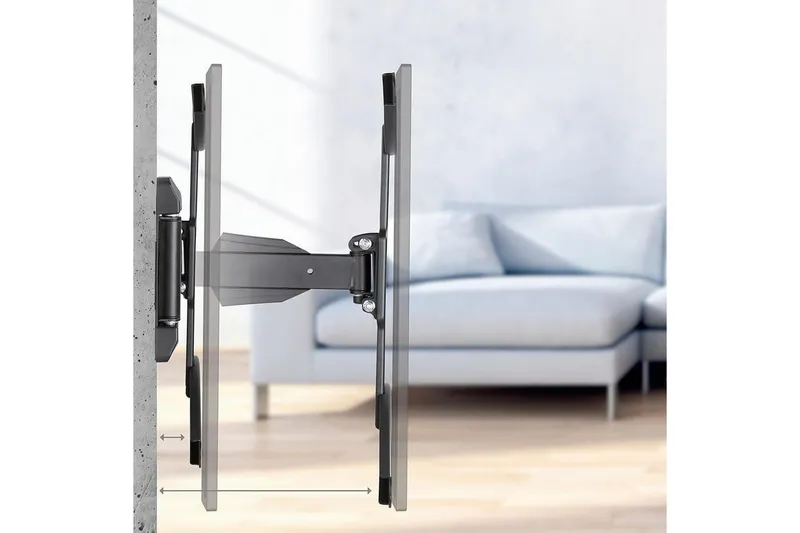 Bild 2 för Hama TV Wall Bracket Full Motion VESA up to 400x400 65" Black