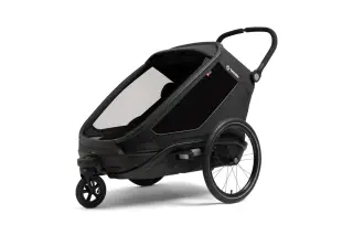 Produktfoto för Hamax Outback Next Double Cykelvagn - Black