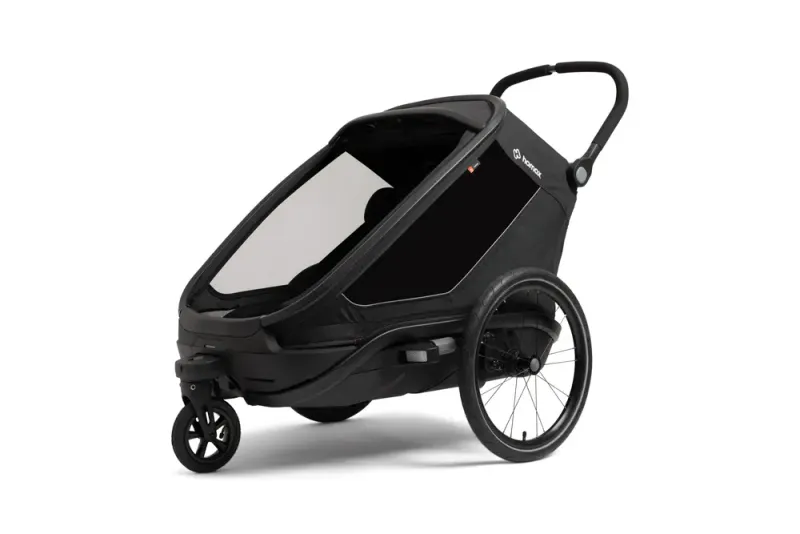 Alternativ bild 0 för Hamax Outback Next Double Cykelvagn - Black