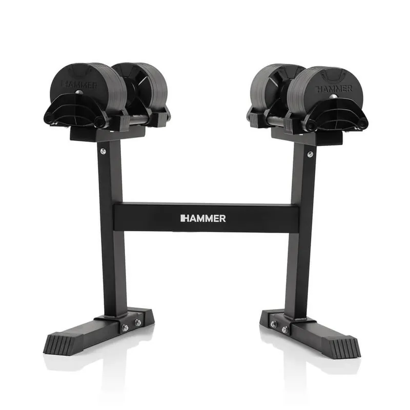 Bild 1 för Hammer Sport Smartlock dumbbell set 64 kg, Justerbara hantlar