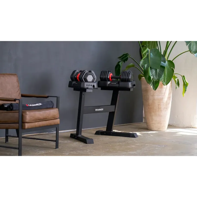 Bild 2 för Hammer Sport StrongLock4.0 dumbbell set 50 kg, Justerbara hantlar